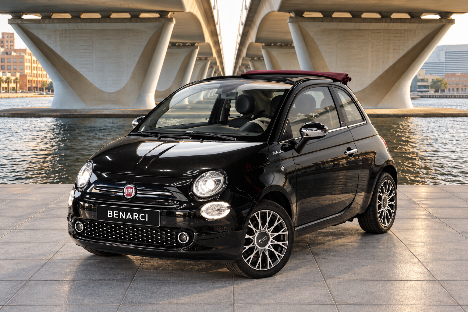 Fiat 500 disponible à la location chez BENARCI